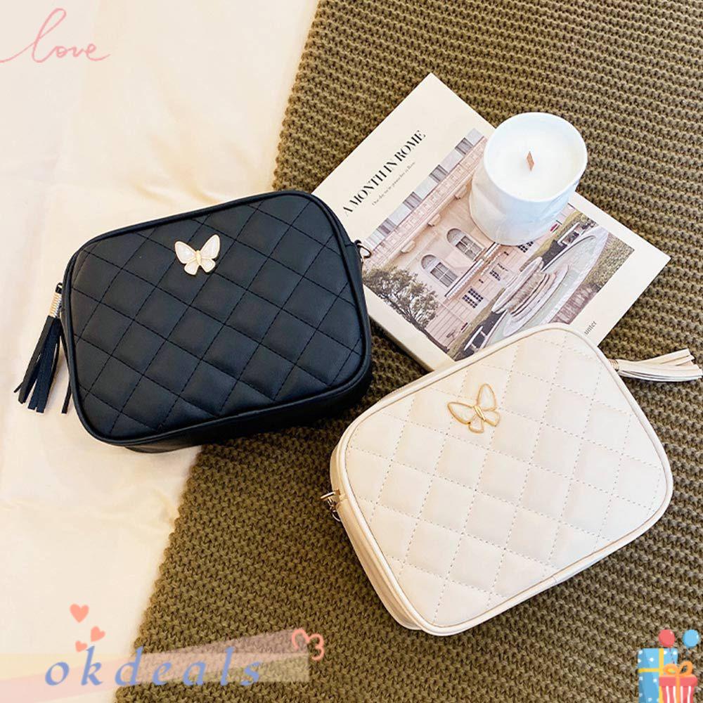 OKDEALS Túi Đeo Chéo Da PU Thời Trang