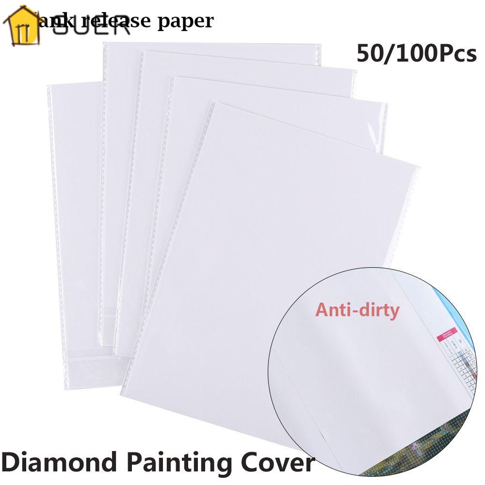 SUENIN Bộ 50 / 100 Vỏ Bọc Bảo Vệ Tranh Thêu Chữ Thập Chống Bụi Bẩn Tiện Dụng