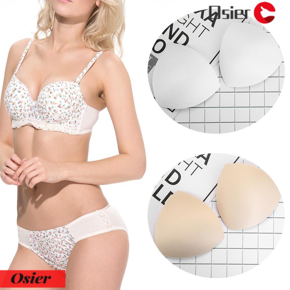 OSIER1 1 Cặp Miếng Đệm Nâng Ngực Thể Thao Hình Tam Giác Tháo Rời Được