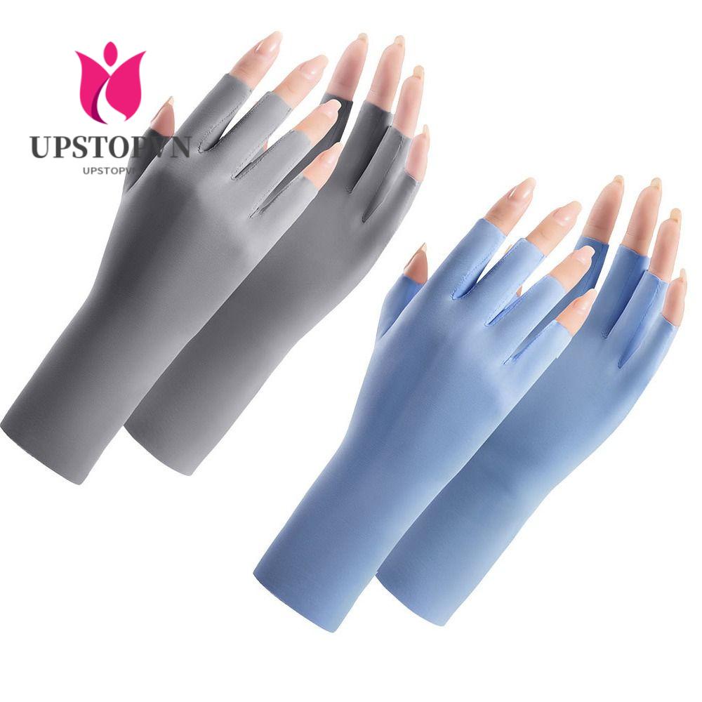 UPSTOPVN Găng Tay Chống Nắng / Tia Uv Bảo Vệ Móng Tiện Dụng