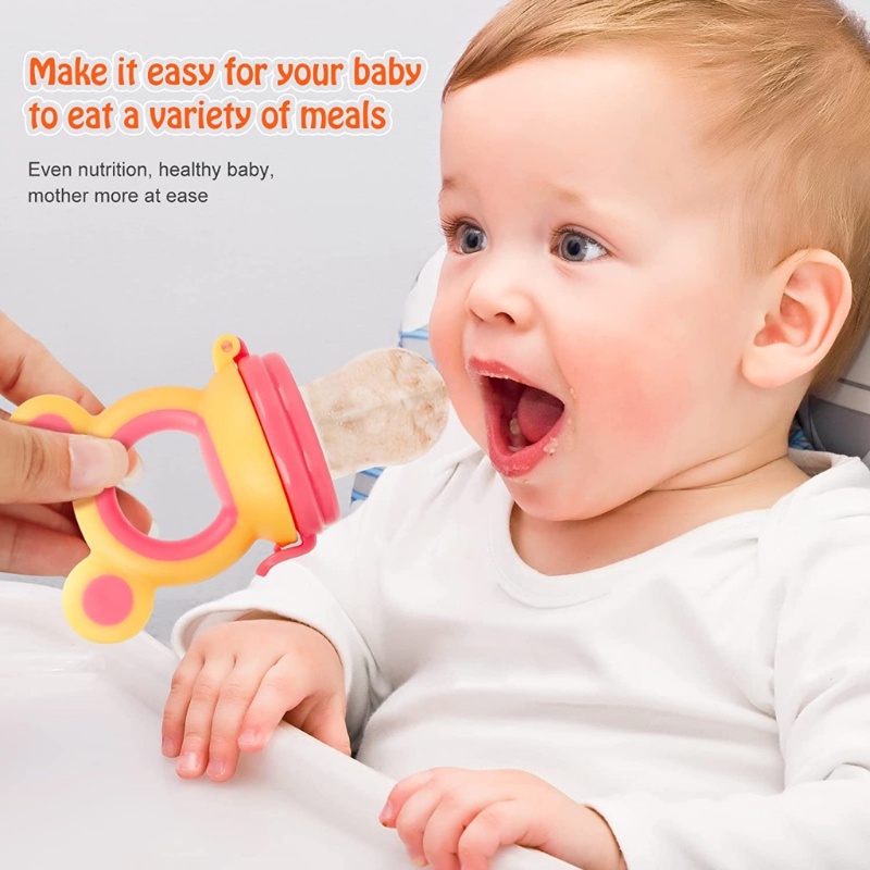 Núm Ti Giả Bằng silicone Cho Bé Ăn Dặm Tiện Dụng Túi nhai ăn dặm chống hóc cho bé Núm Ti Giả Bằng silicone Cho Bé Ăn Dặm Tiện Dụng TÚI NHAI TẬP ĂN DẶM CHỐNG HÓC CHO BÉ