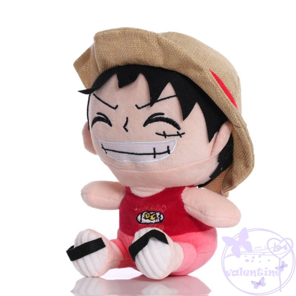 Đồ chơi nhồi bông Hình Luffy Hoạt Hình Trang Trí Nhà Cửa