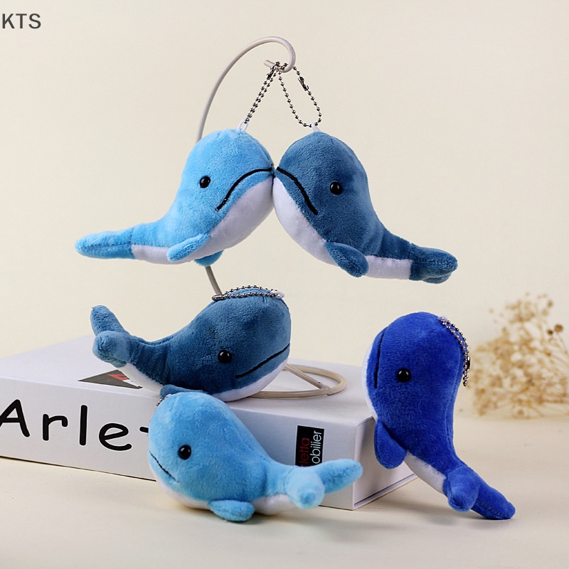 Móc Khóa Cá Voi Nhồi Bông Mềm Mại Dễ Thương