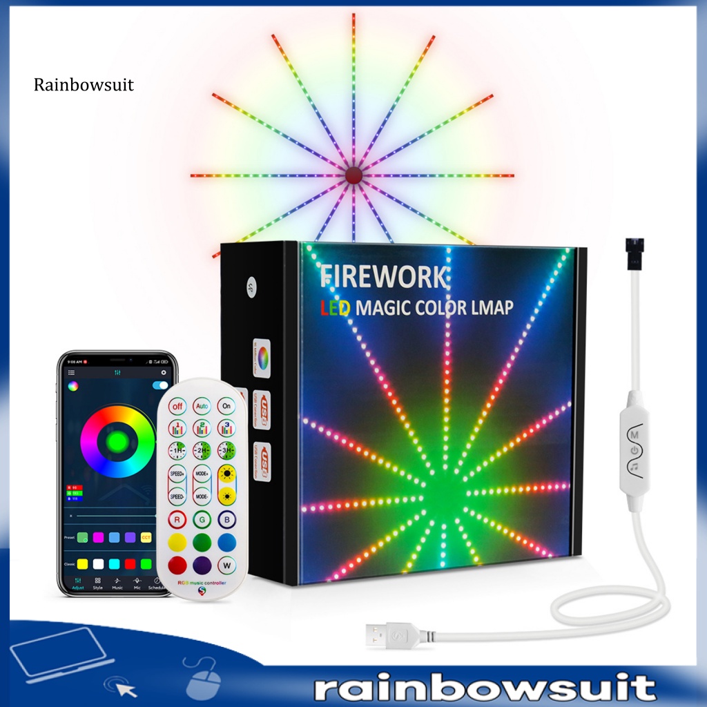 Dây Đèn LED RGB Thay Đổi Màu Sắc Có Thể Điều Chỉnh Theo Ứng Dụng / Điều Khiển Từ Xa Trang Trí Phòng Khách