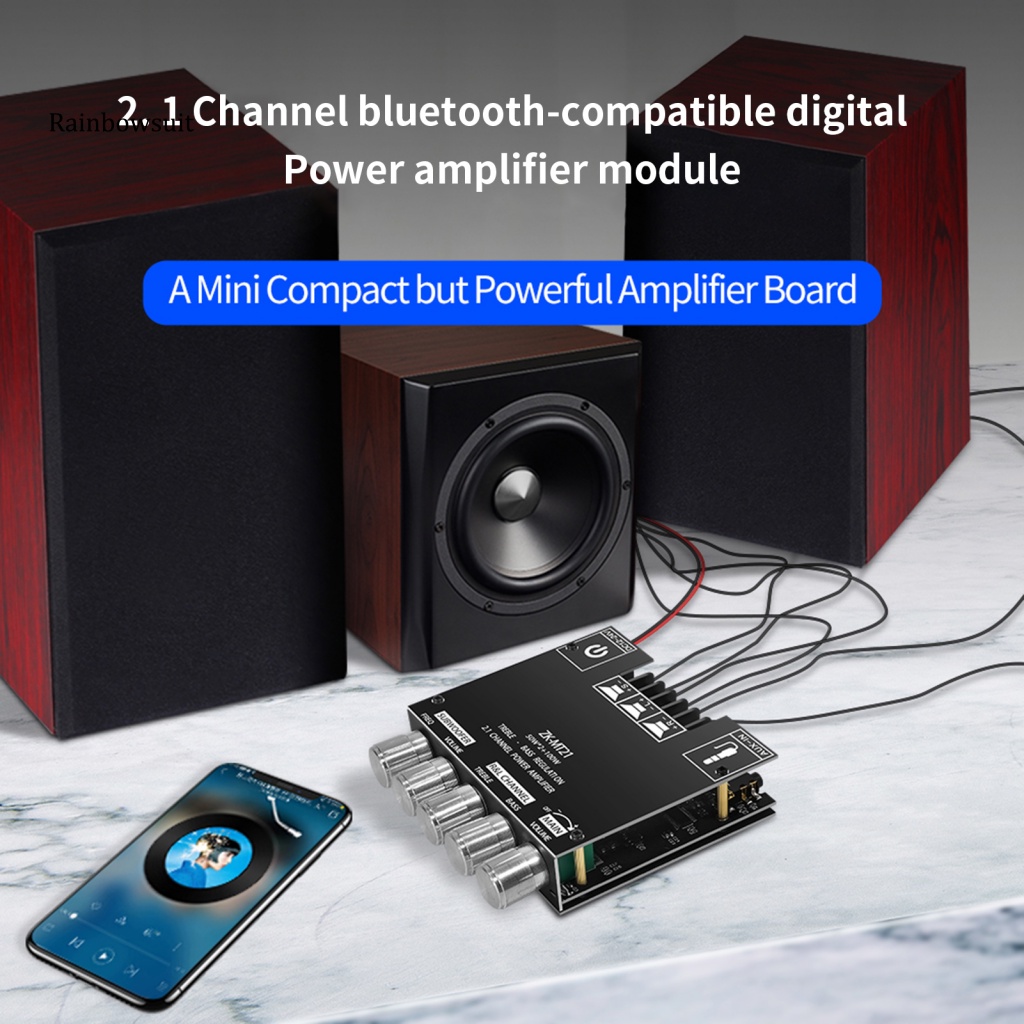 Bảng Mạch Khuếch Đại Âm Thanh Kỹ Thuật Số ZK-MT21 HiFi Mini Bluetooth-compatible5.0 2.1 Kênh Cho TV