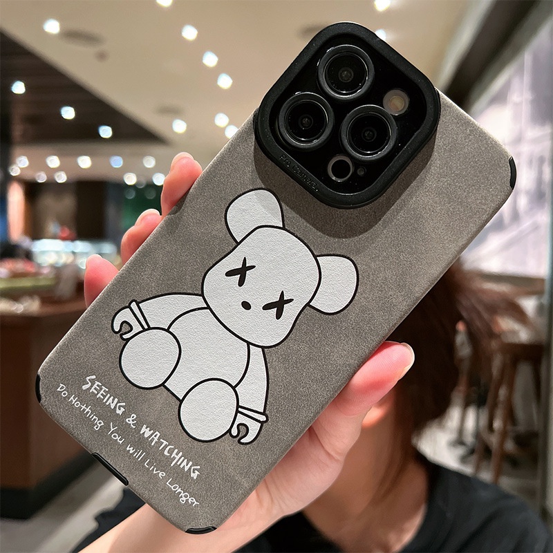 Ốp lưng iphone in hoạ tiết Kaws 3D da lộn cho 7plus/8plus/x/xs/xsmax/11/12/13/14/pro/max/promax/plus