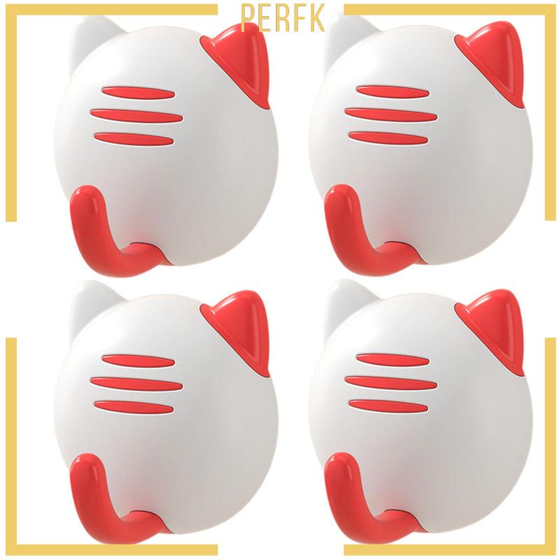 Set 4 Móc Treo Khăn Gắn Cửa Phòng Tắm / Nhà Bếp