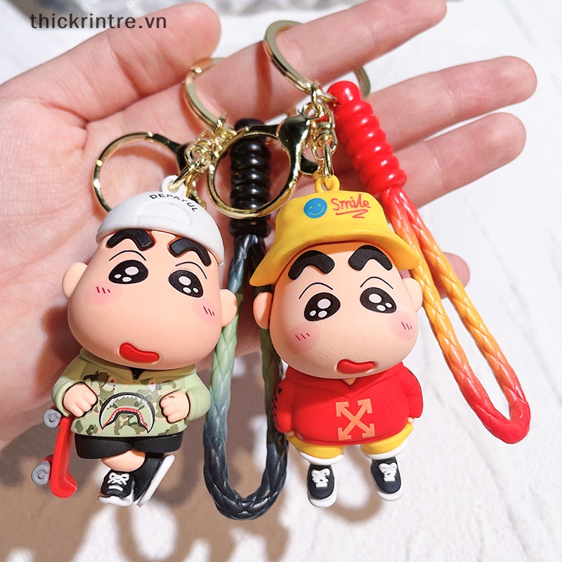 Móc Chìa Khóa Bằng PVC Hình Shin-Chan Dễ Thương