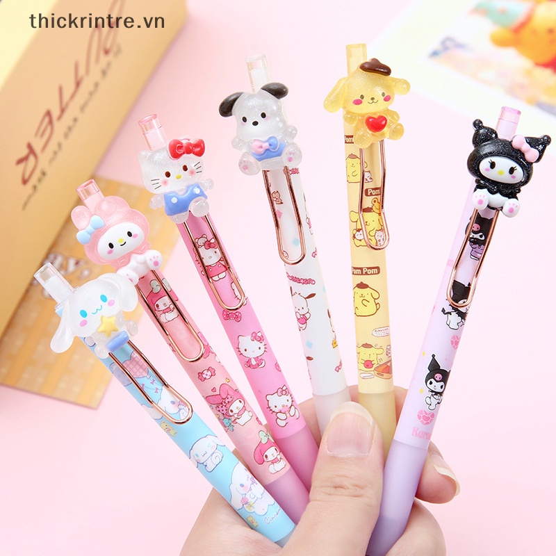 1 Cây Bút Bấm Bằng Resin Kim Loại Dễ Thương Cho Nữ Sinh