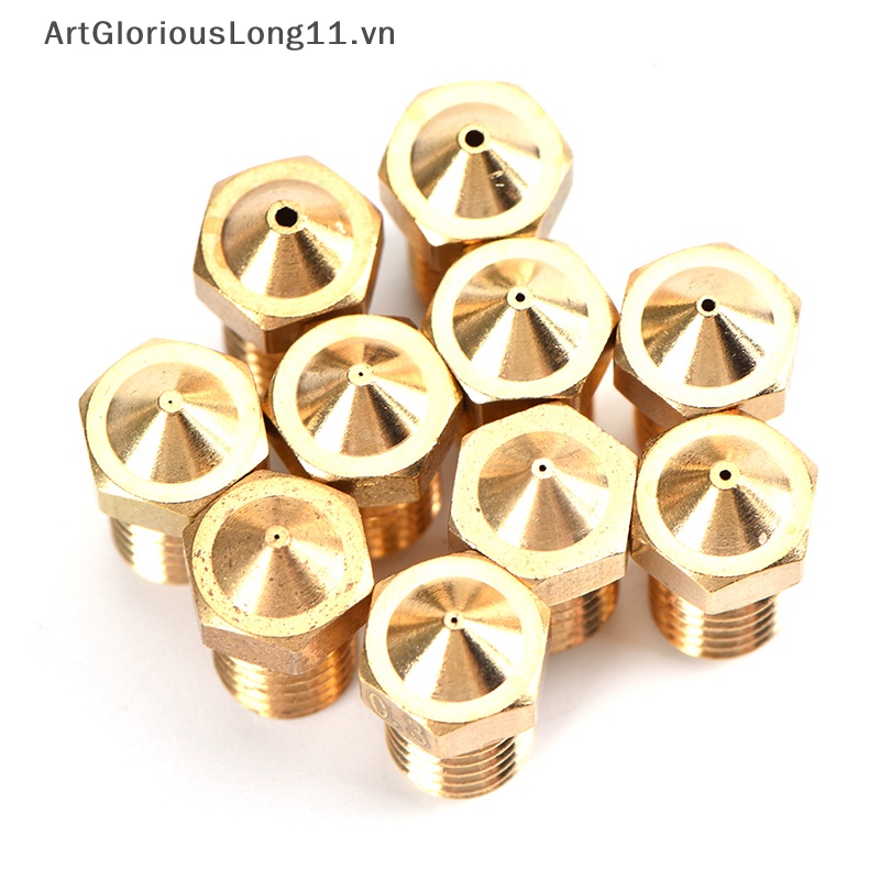 Vòi Phun ArtGloriousLong V5 V6 0.2 0.3 0.4 0.5 0.6 0.8 1.0mm M6 Dành Cho Máy In 3D