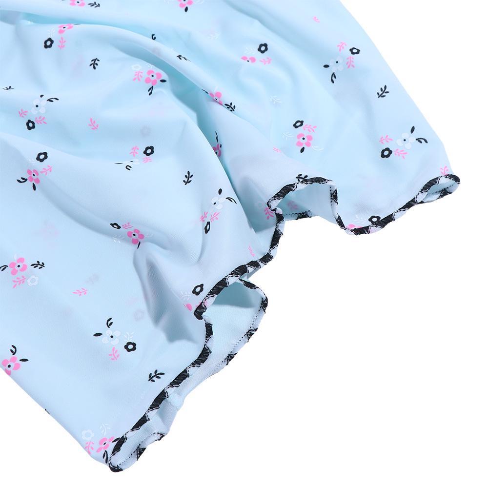 TWINKLE Khẩu Trang Chống Nắng Bằng Lụa Lạnh Họa Tiết Hoa Ngọt Ngào Có Thể Điều Chỉnh Bảo Vệ Mặt Và Cổ