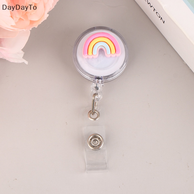 Túi Đựng Thẻ Id / Huy Hiệu Họa Tiết Hoạt Hình Có Thể Thu Gọn Tiện Dụng Cho Học Sinh / Y Tá