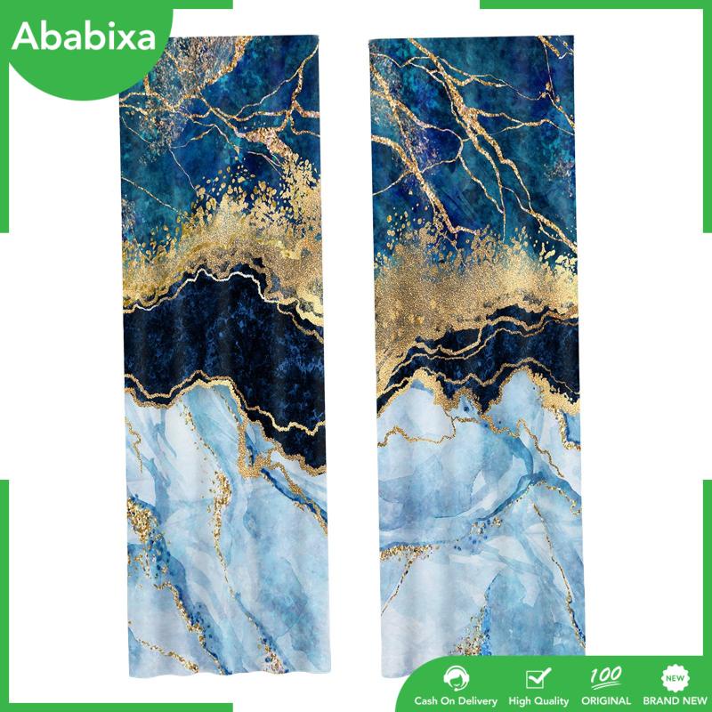 Bộ 2 Rèm Cửa Sổ Bằng Polyester Có Thể Giặt Rửa Cho Phòng Khách / Phòng Ngủ