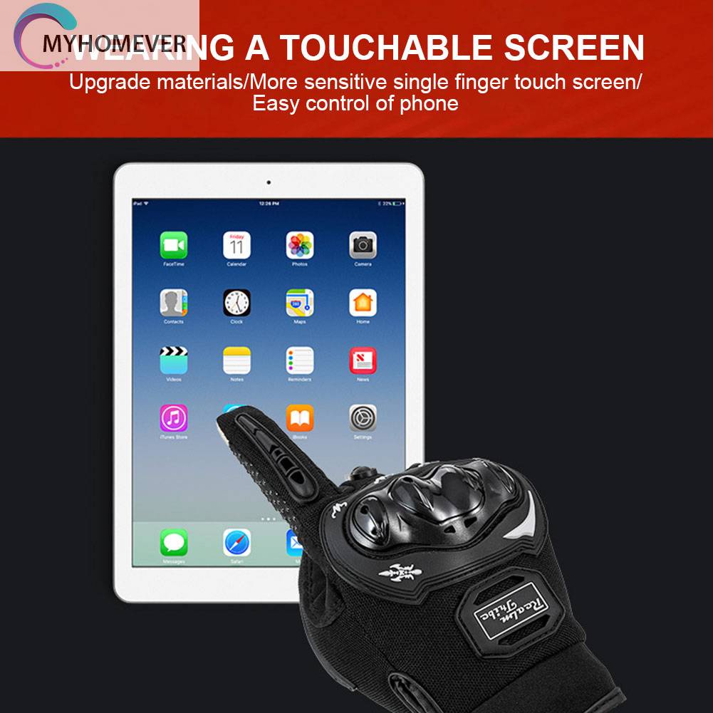 Găng Tay Lái Xe Bằng Da Chống Trượt Siêu Bền Cho BMX ATV Road Racing