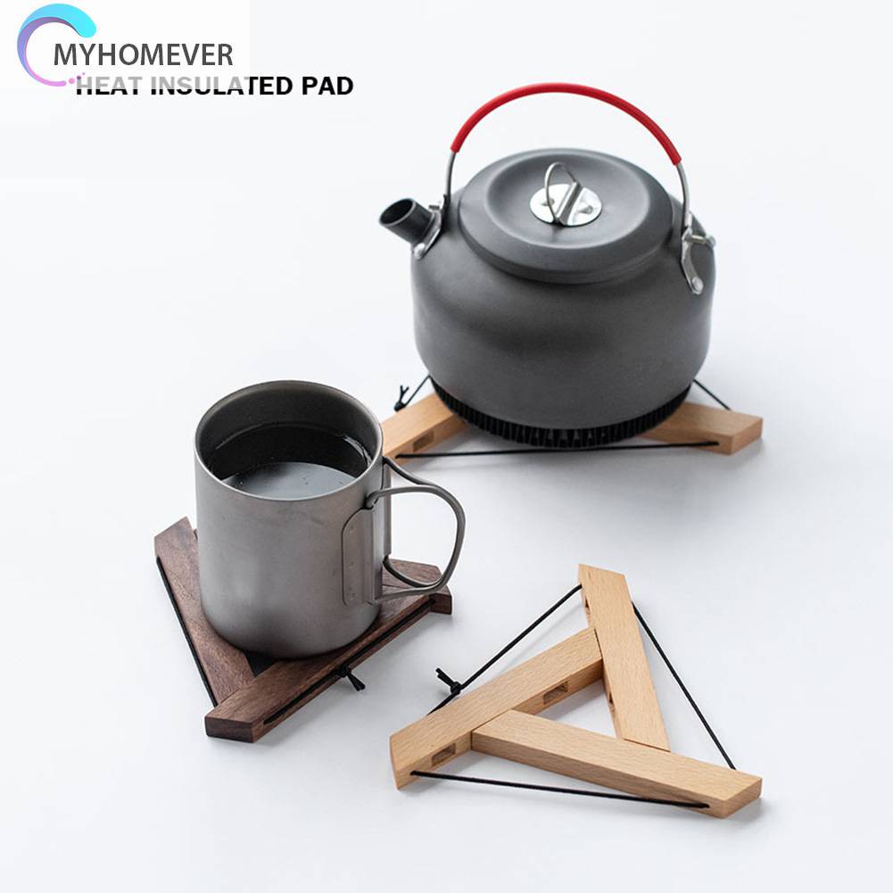 Tấm Lót Cốc Trà Cà Phê Hình Tam Giác Cách Nhiệt Tùy Chỉnh Tiện Dụng