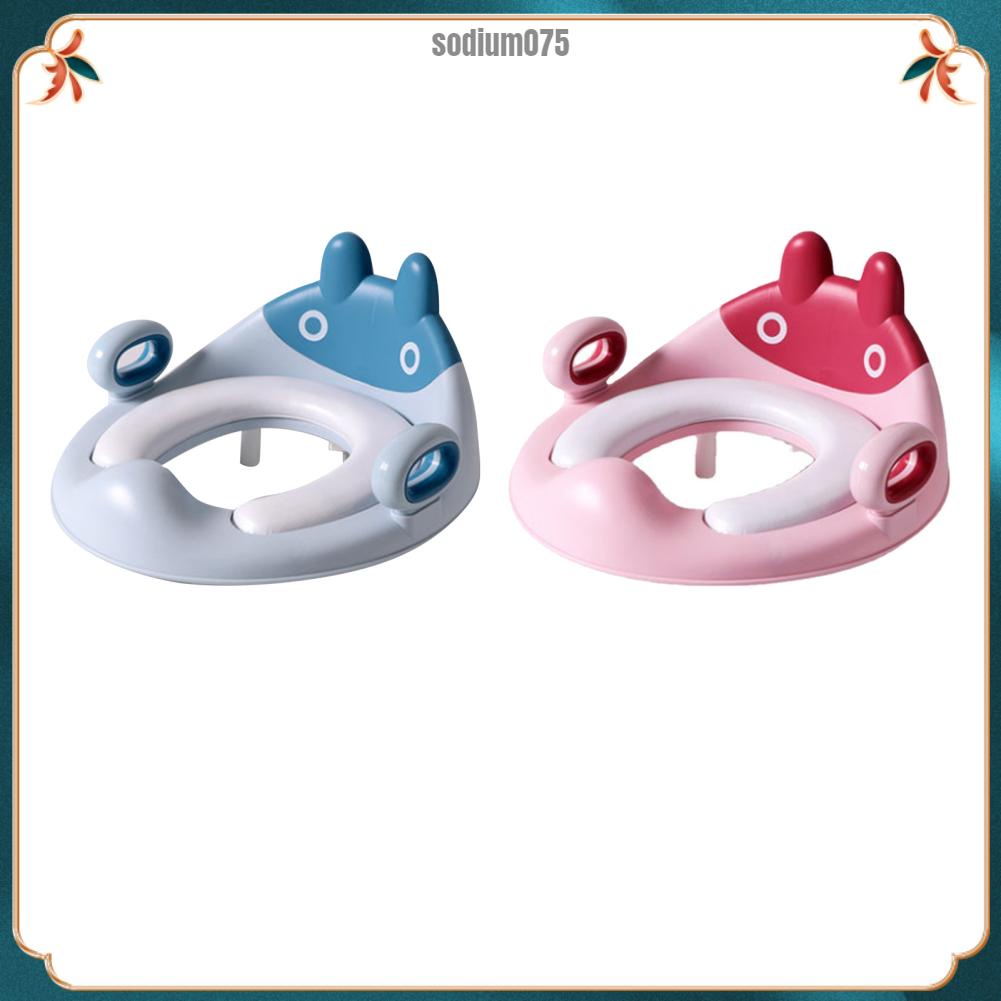 Có thể bán buôn Bô trẻ em Soft Splatter Proof Chống trượt Ghế tập ngồi bô cho bé có tay cầm trai gái Sodium075 Hàng giao ngay