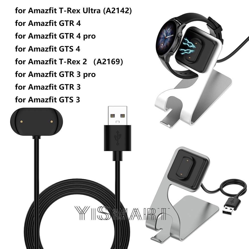 Đế Sạc USB Cho Đồng Hồ Thông Minh Amazfit GTR 4 3 / GTS 4 3 / T-Rex
