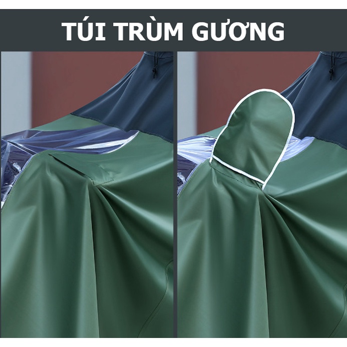 Áo Mưa Cánh Dơi Vải Oxford Cao Cấp Size To Lớn RAINCOAT
