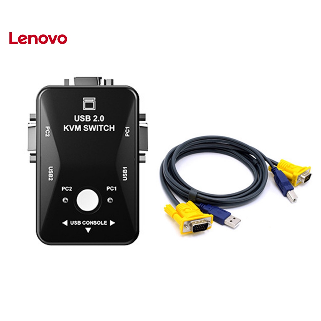 Công Tắc KVM Chuyển Đổi HD Chịu Nhiệt Độ Cao USB VGA Cho Bàn Phím Máy Tính