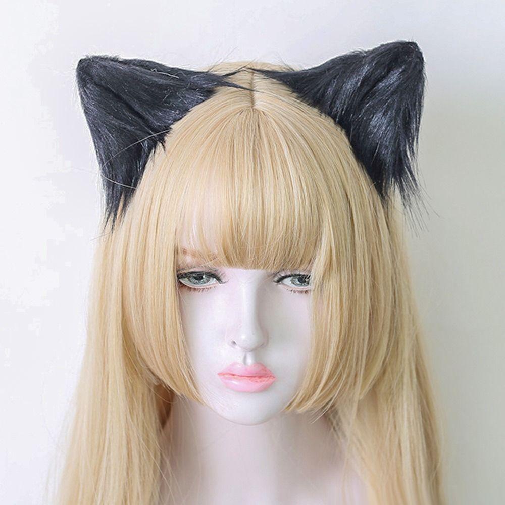 ROWANS Kẹp Tóc Tai Mèo Phong Cách Lolita Đáng Yêu