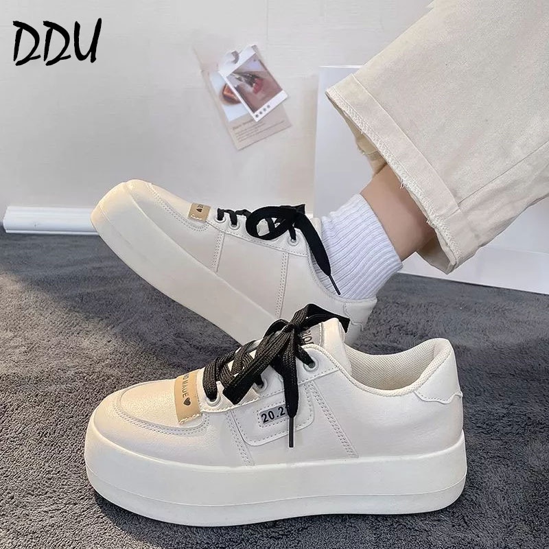 🔥DDU Giày Thể Thao Đế Dày Tăng Chiều Cao Thoải Mái Chống Mài Mòn Phong Cách Hàn Quốc Thời Trang Xuân Hè 2023 0704003