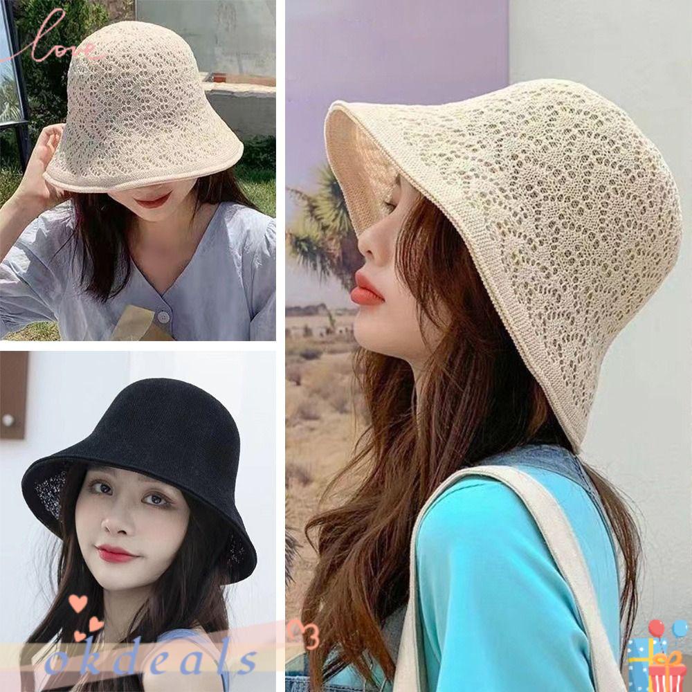 OKDEALS Nón Tai Bèo Rộng Vành Hai Mặt Chống Tia UV Có Thể Gấp Gọn Tiện Dụng