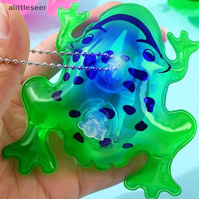1 Bong Bóng Bơm Hơi Hình Ếch 11 / 20cm Vui Nhộn Cho Bé Chơi Khi Đi Bơi