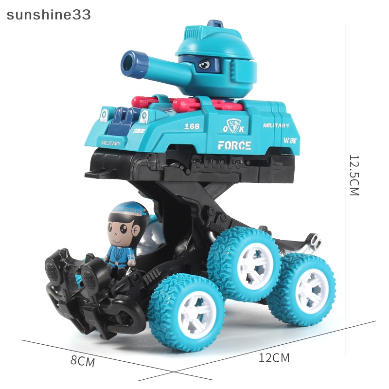 1 Đồ Chơi Xe Hơi Biến Hình Thành Robot Biến Hình Một Nút Ấn Tượng