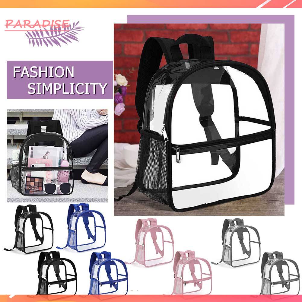 Balo Nhựa PVC Trong Suốt Thời Trang Cho Nữ