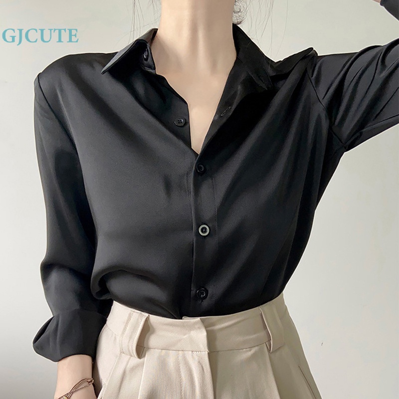 Áo Sơ Mi Dài Tay Phong Cách Pháp Cổ Điển Thanh Lịch Dành Cho Nữ