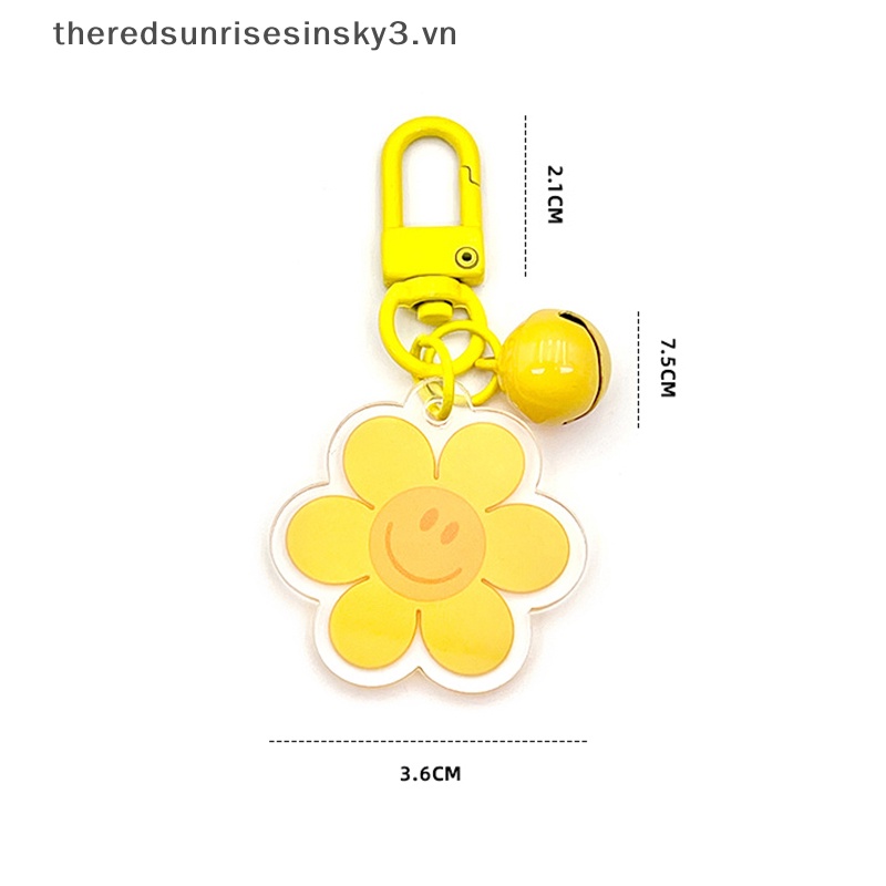 # # Móc Khóa Xe Hơi / Ba Lô / Mặt Cười / Bông Hoa Nhiều Màu Sắc Thời Trang