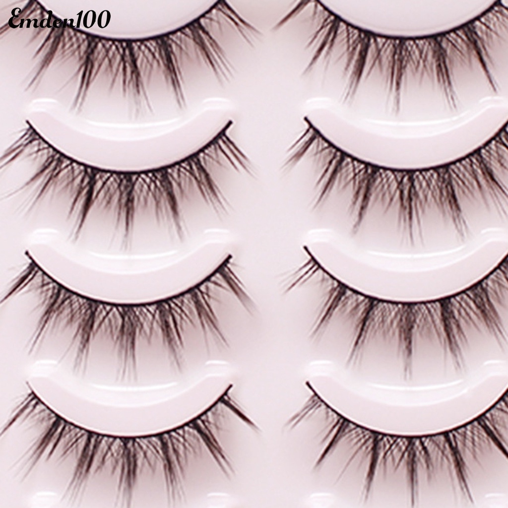 Bộ 5 Cặp Lông Mi Giả 7 Phong Cách Tự Nhiên Không Gây Kích Ứng