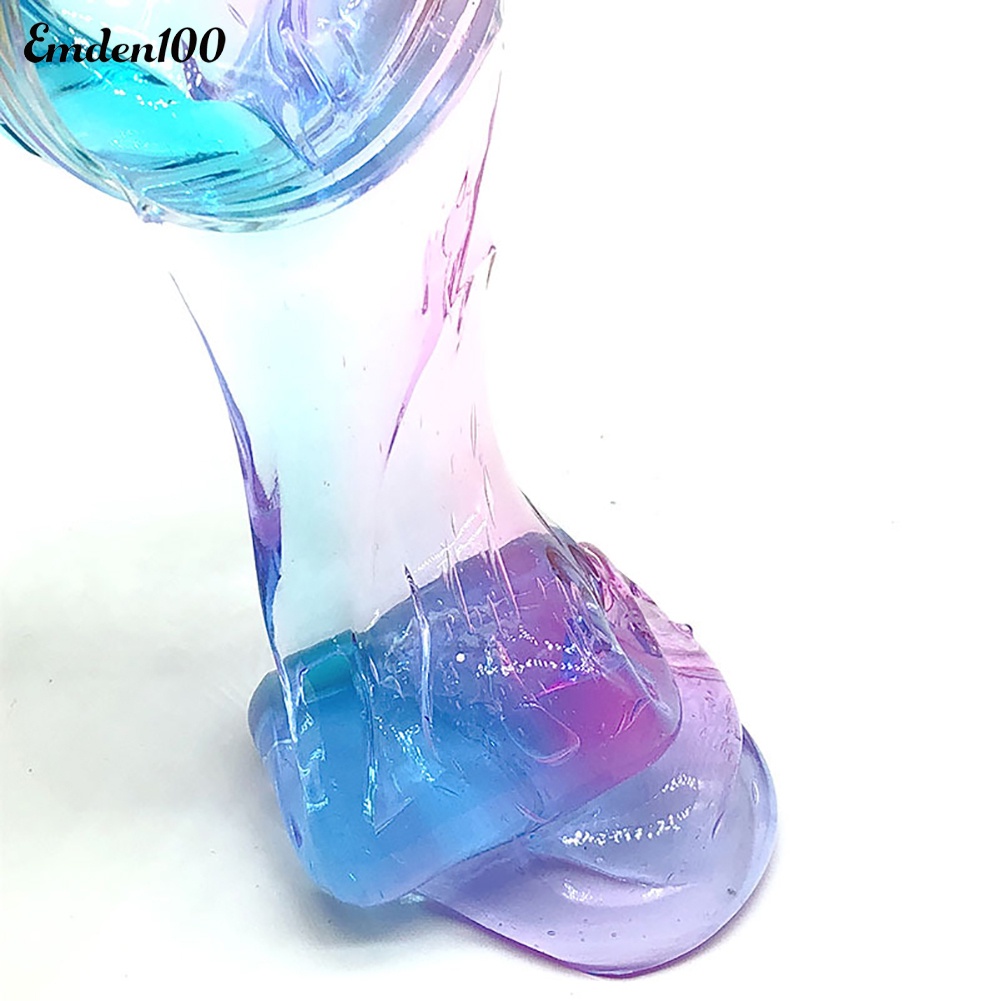 [EMDEN] Đồ Chơi Chất Nhờn Pha Lê Trong Suốt Đầy Màu Sắc Giảm Căng Thẳng Cho Trẻ Em