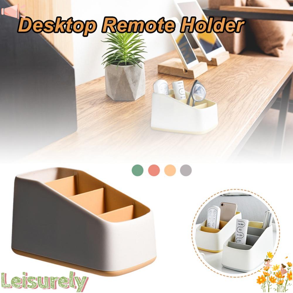 LEILY Hộp Đựng Bút Để Bàn 4 Ngăn Hình Thang Giá Đỡ