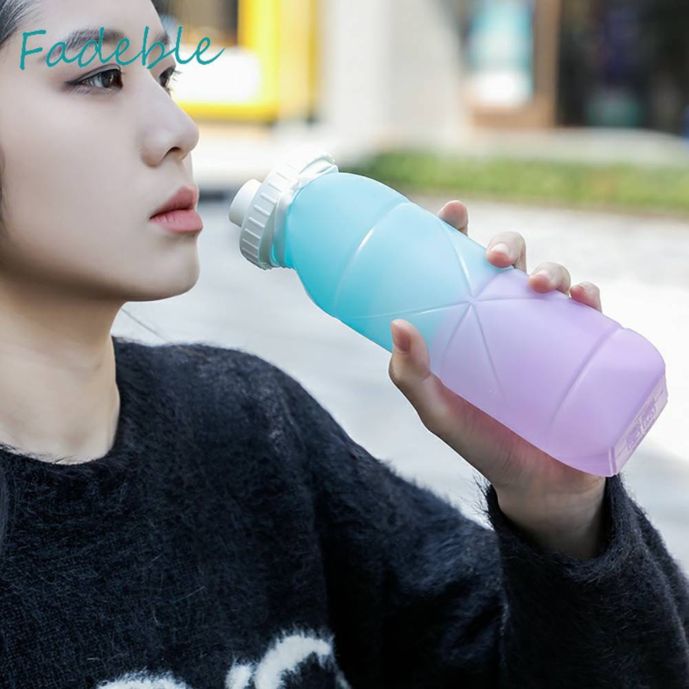 Bình Nước Thể Thao Bằng Silicone Không BPA Dung Tích 600ML