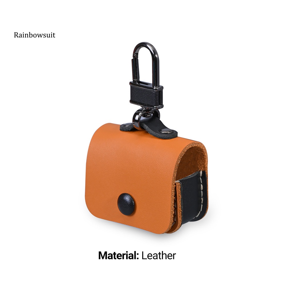 Vỏ Bảo Vệ Hộp Sạc Tai Nghe Bluetooth AirPods 1 / 2 / Pro Bằng Da Màu Tương Phản Chống Trầy Xước