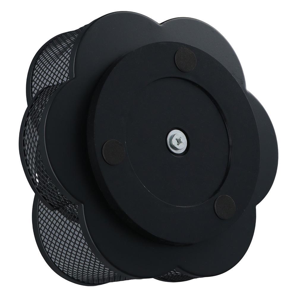 DORAW Hộp Đựng Bút 7 Ngăn Bằng Kim Loại Màu Đen Thiết Kế Sáng Tạo