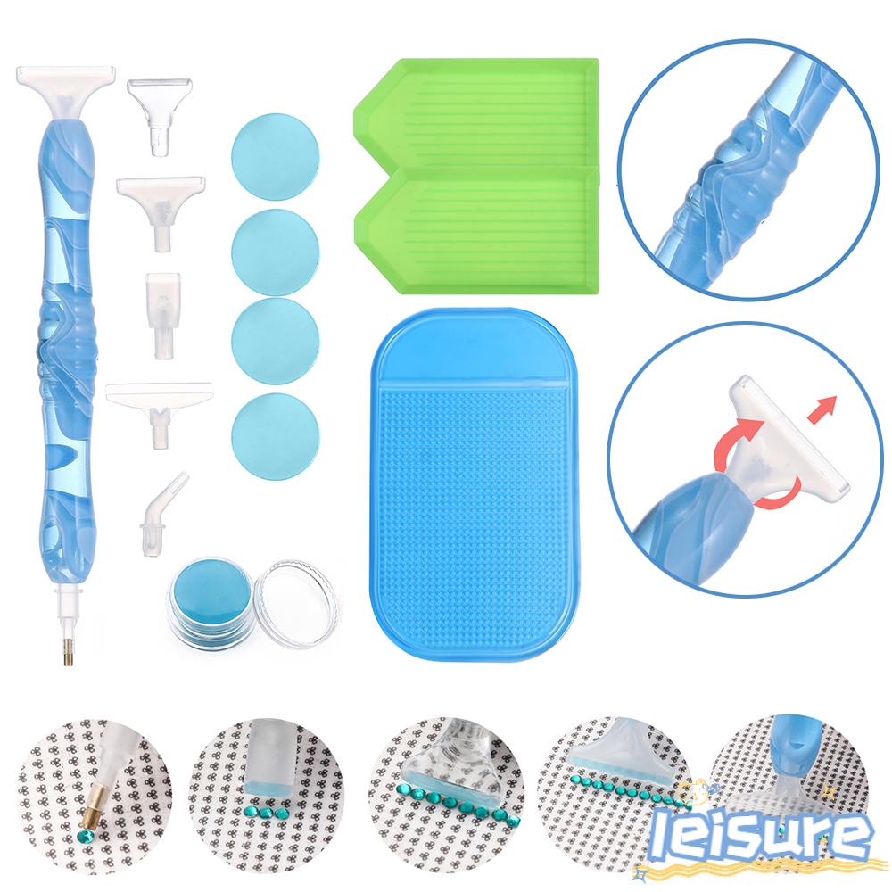 LEISURE Khay Đựng Phụ Kiện Trang Trí Móng Tay Nghệ Thuật
