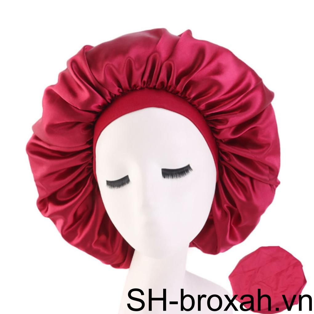 Mũ Trùm Đầu Bằng Satin Co Giãn Tiện Dụng Cho Salon Làm Đẹp