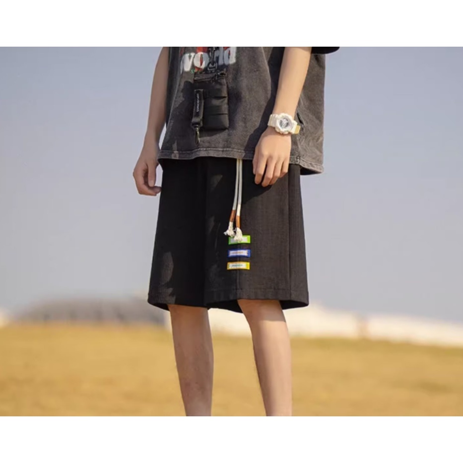 Quần Short Thể Thao Thời Trang Đường Phố Mỹ Cá Tính Cho Nam