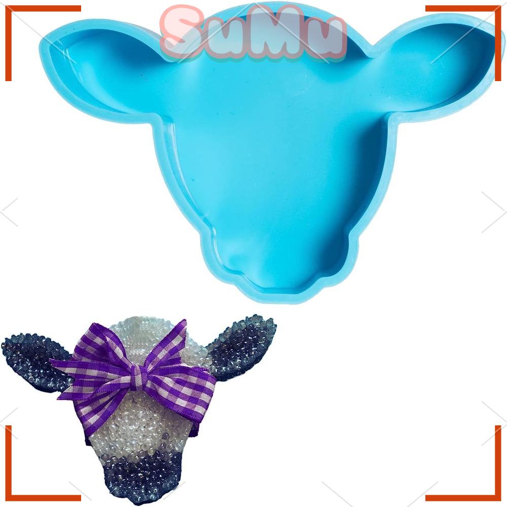 SUMU Khuôn Silicone Tạo Hình Làm Bánh Kẹo Hình Đầu Bò