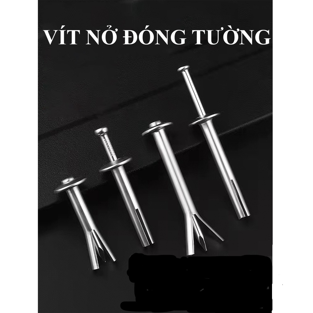 Đinh nở đóng tường, vít nở đóng tường cao cấp