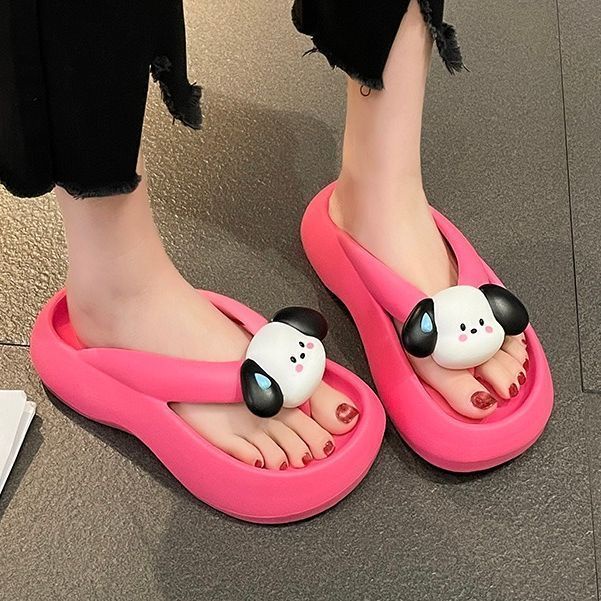 Lật Dép Xỏ Ngón Đế Dày Thời Trang Mùa Hè 2023 Phong Cách vintage Cho Nữ