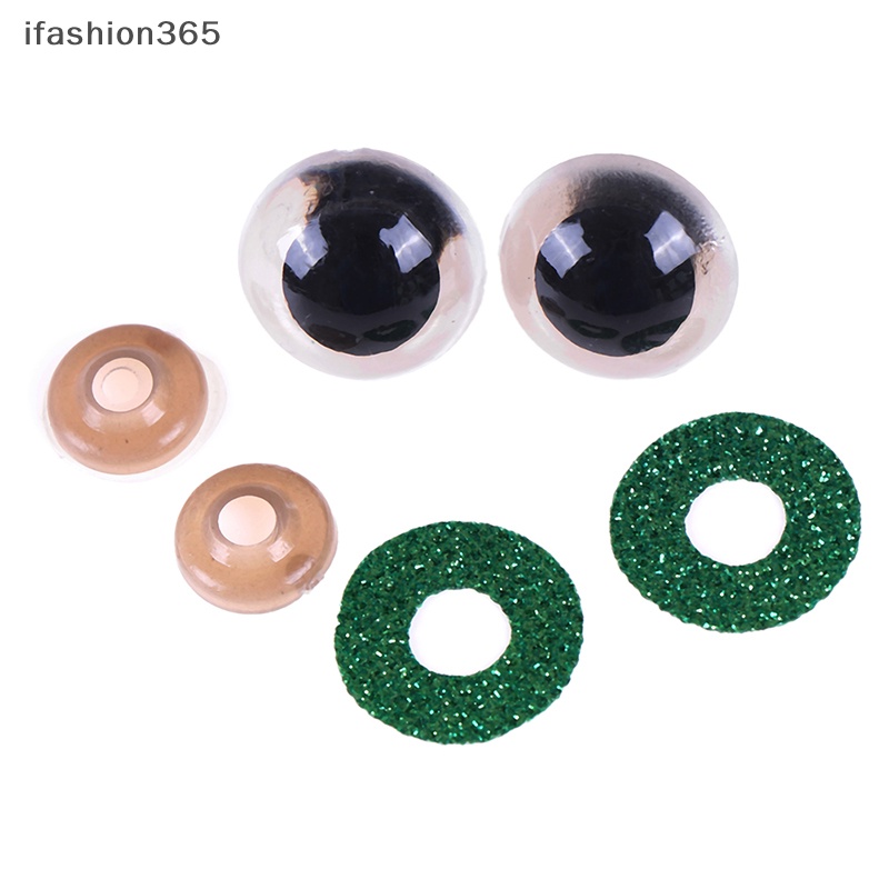 Mắt Nhựa Lấp Lánh 16 / 18 / 20 / 24mm Trang Trí Thú Nhồi Bông / Búp Bê DIY