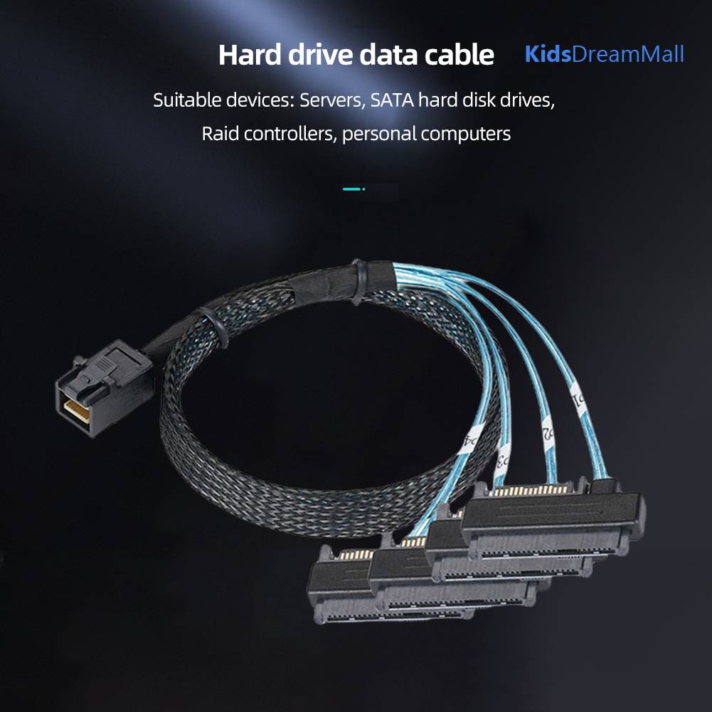 Cáp ChuyểN ĐổI Minis HD SFF-8643 36P Sang 4SFF-8482 29 15P SAS SATA, 0.5m / 1m