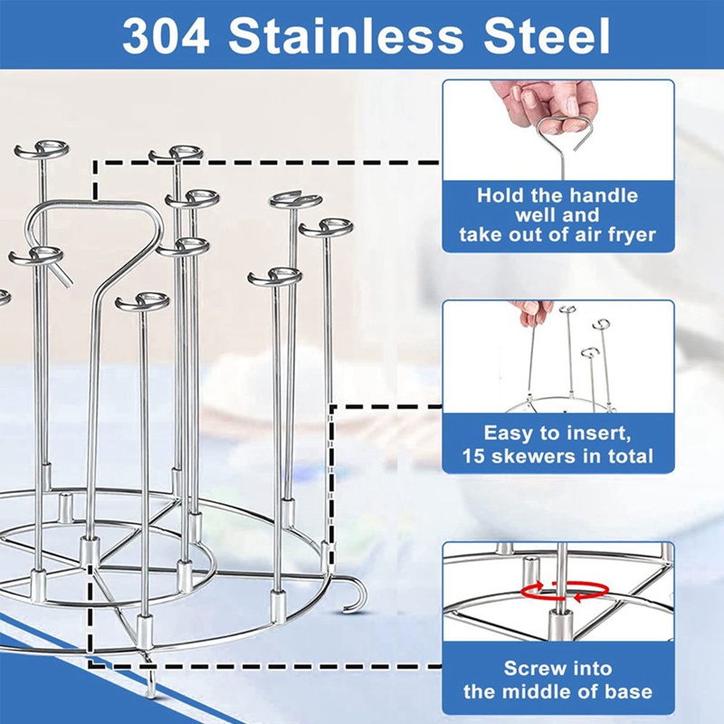 Giá Đỡ Nồi Chiên Không Dầu 8.7 Inch Cho Ninja Foodi 8QT Series