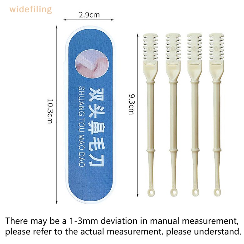 Bộ 1 / 2 / 3 / 4 Dao Cạo Lông Mũi / Tai / Lông Mũi 360 Độ Có Thể Rửa Sạch°Tông Đơ Cắt Tóc Mũi Xoay Bằng Thép Không Gỉ