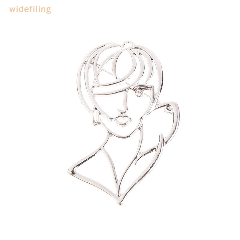 Trâm Cài Áo Hình Cô Gái Dễ Thương Dành Cho Văn Phòng