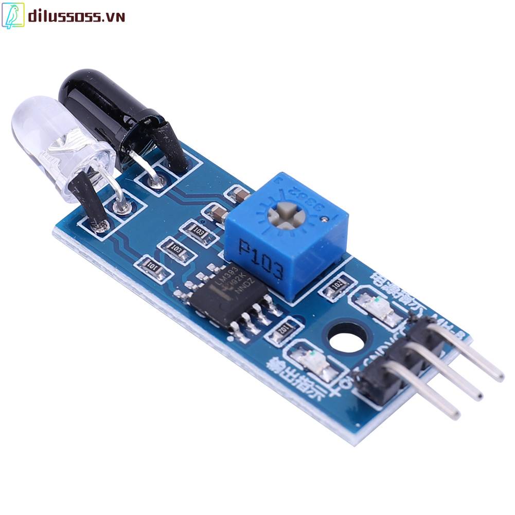 Mô Đun Cảm Biến Thông Minh 3 Pin Cho Robot Xe Hơi Thông Minh
