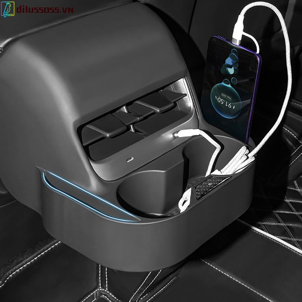 Giá Đỡ Cốc Nước Đa Năng Cho Tesla Model 3